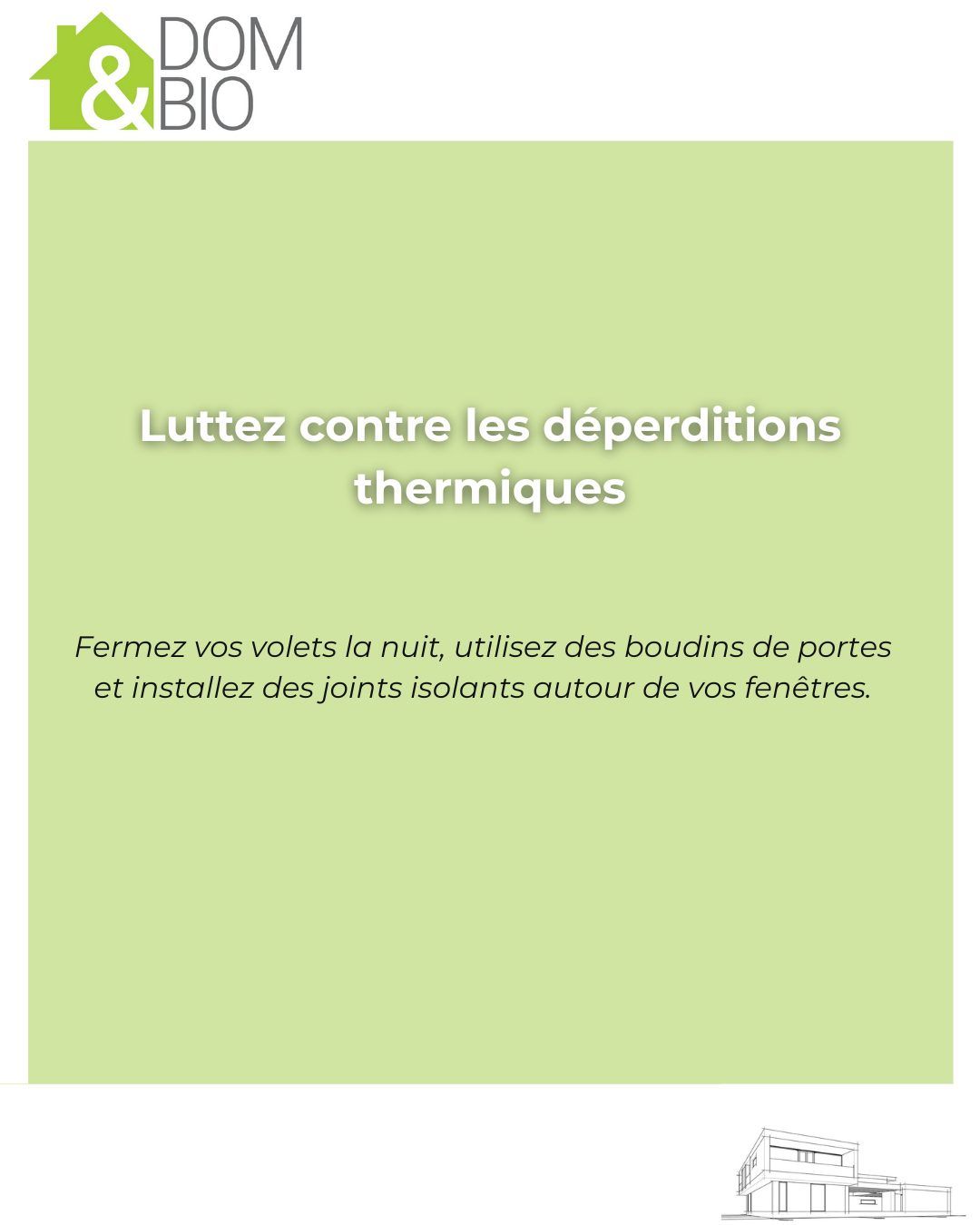 Dom&Bio vous conseille : 5 gestes simples pour un habitat plus durable — visuel 6/7