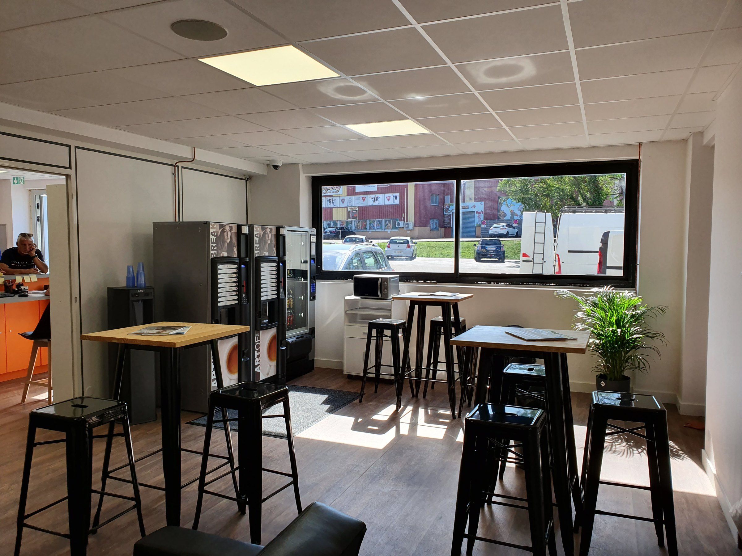 Accueil et espace détente