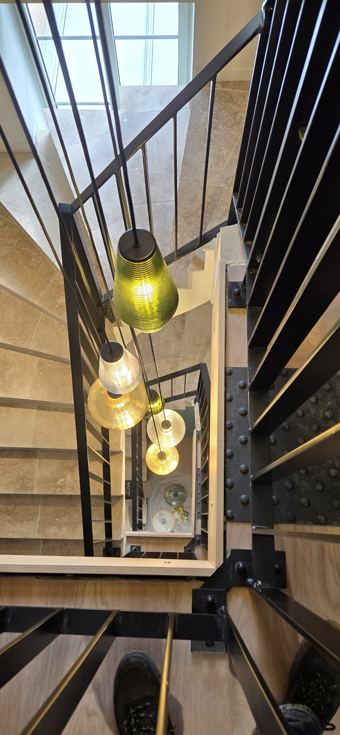 L'escalier et ses suspensions