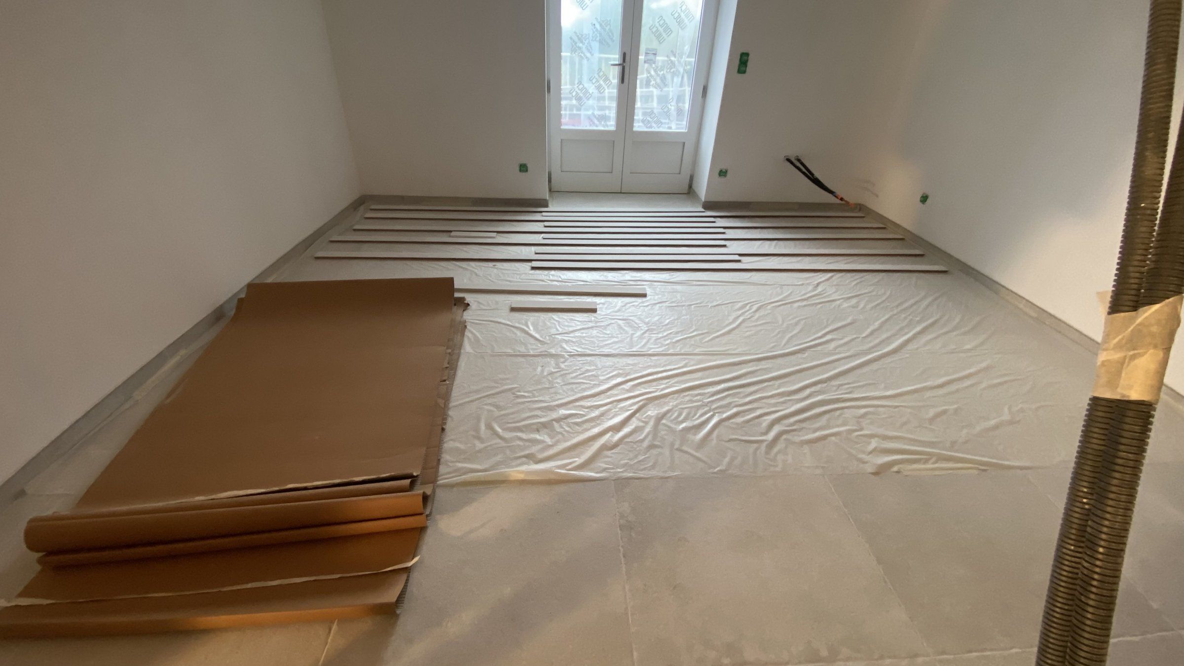 Octobre 2024 — la pose du parquet