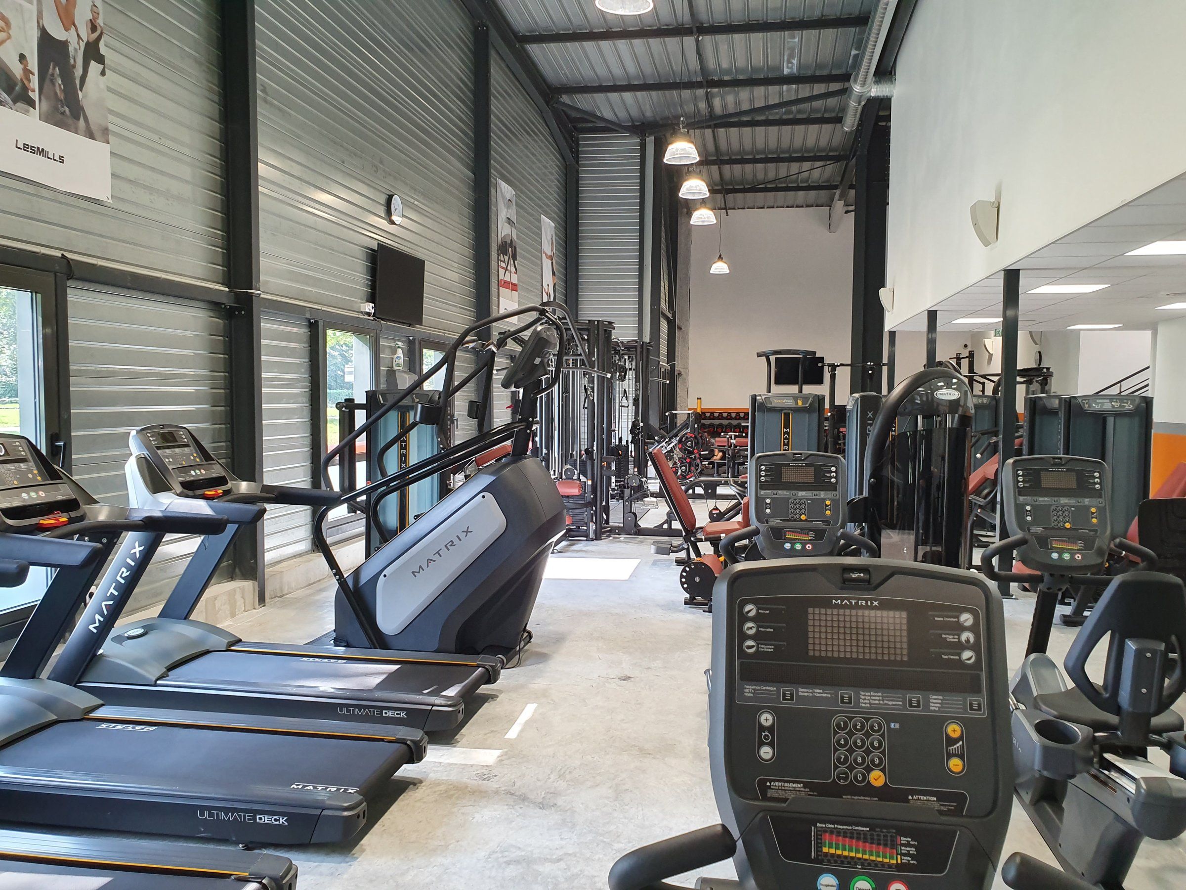 Le plateau cardio et musculation terminé en août 2019
